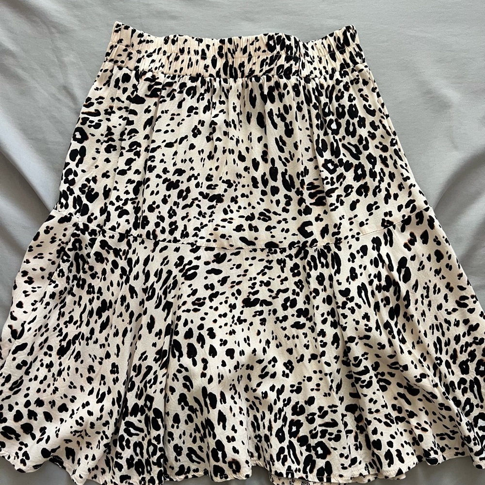 Leopard Print Women's Skirt